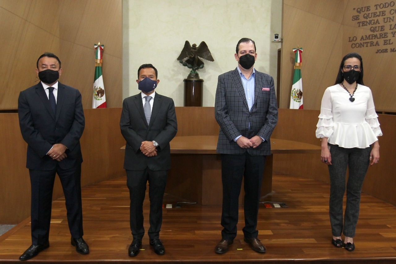 El presidente del TEPJF, José Luis Vargas Valdez, realiza visita a la Sala Regional Ciudad de México