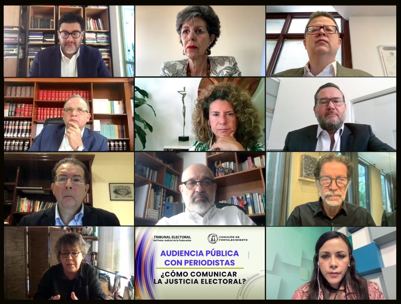 Participan periodistas en la Quinta Audiencia Pública de la Comisión de Fortalecimiento del TEPJF