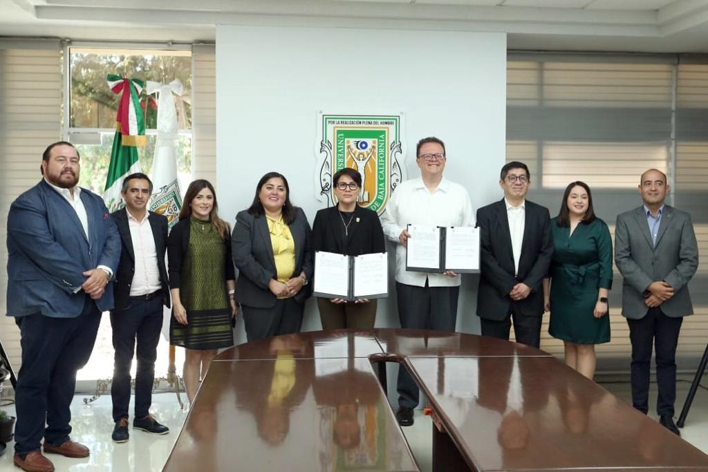 Con miras a una participación conjunta entre el TEPJF y la Universidad Autónoma de Baja California, se firma Convenio de Colaboración<br />