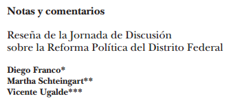 Portada de la Publicación
