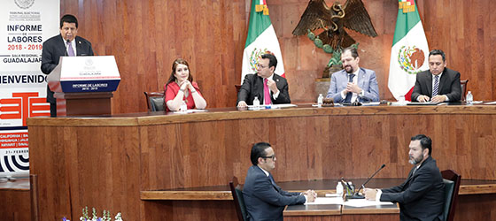 LA SALA REGIONAL GUADALAJARA DEL TEPJF RINDE CUENTAS
