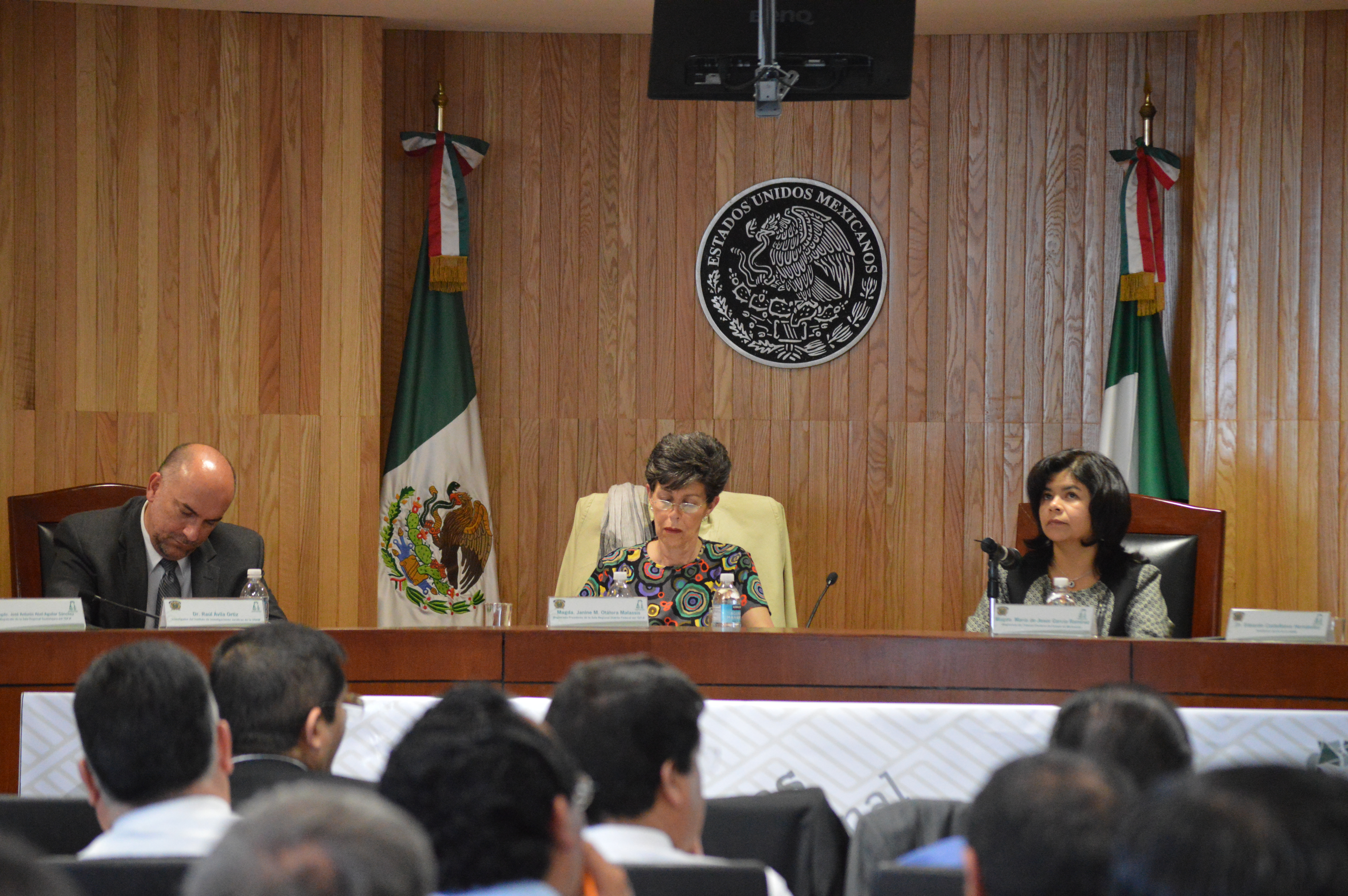 JANINE OTÁLORA MALASSIS PARTICIPA EN CICLO DE CONFERENCIAS  SOBRE LA REFORMA CONSTITUCIONAL EN MATERIA POLÍTICA ELECTORAL 2014.