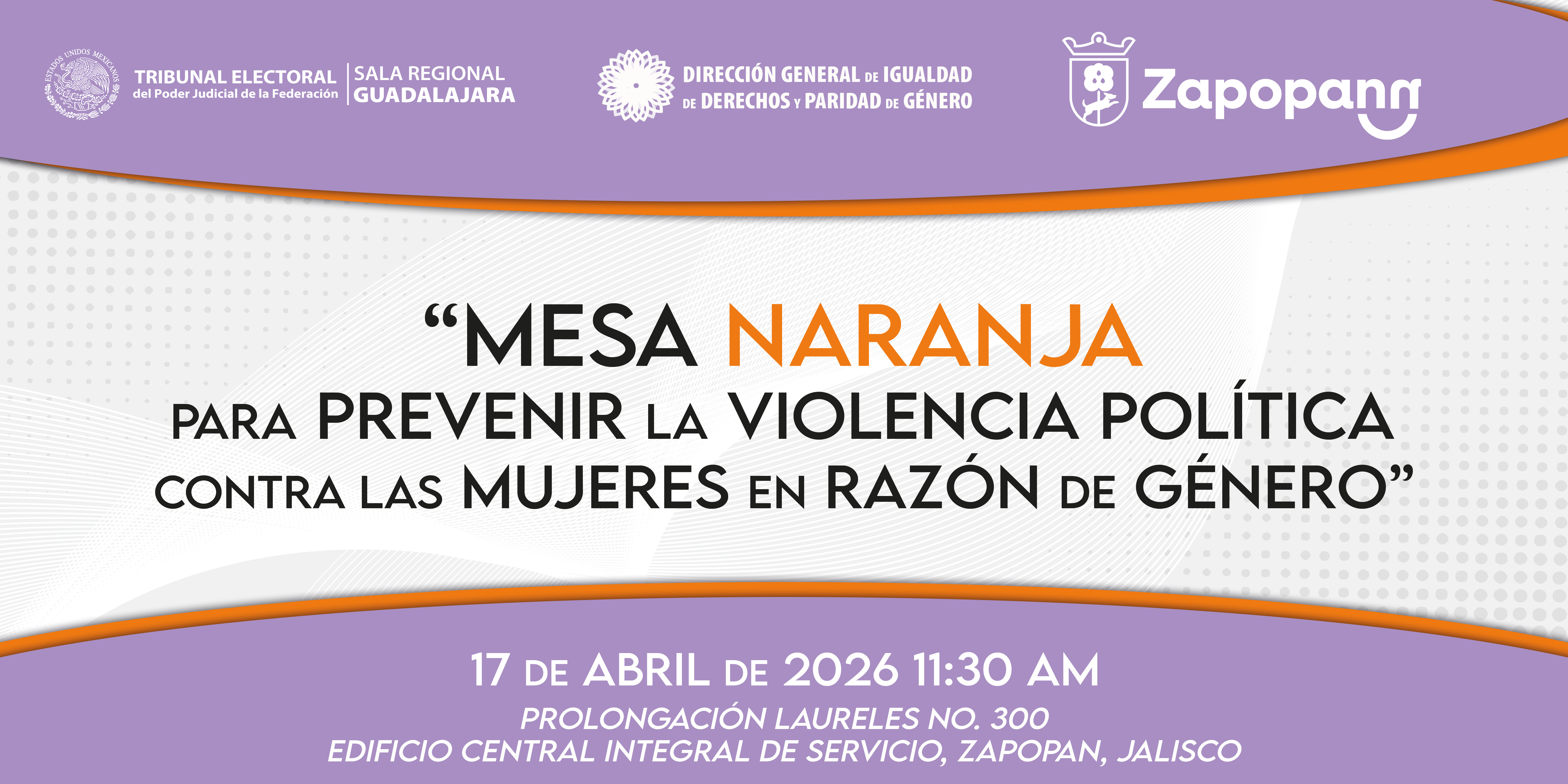 Instalación de la Octava Mesa Naranja en Zapopan