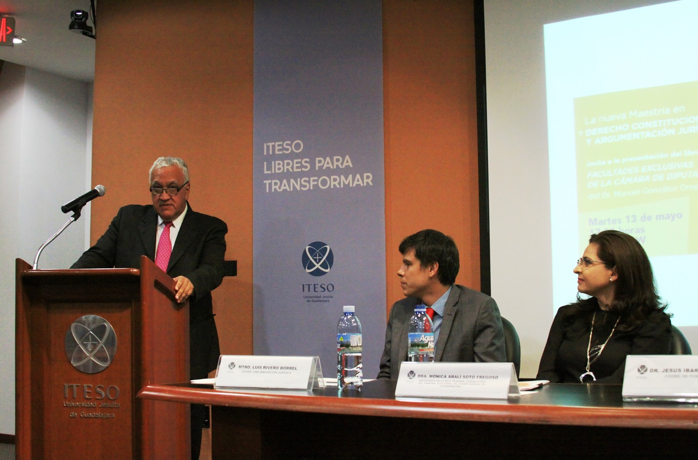 PRESENTAN LA SALA REGIONAL GUADALAJARA Y EL ITESO, LIBRO DEL MAGISTRADO MANUEL GONZÁLEZ OROPEZA