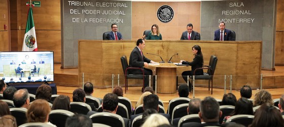 LA SALA REGIONAL MONTERREY CUMPLIÓ SU COMPROMISO DE IMPARTIR JUSTICIA DE CALIDAD Y GARANTIZÓ QUE NINGUNA DE LAS VIOLACIONES ALEGADAS EN LOS MÁS DE 2,000 JUICIOS QUE RESOLVIÓ SE TORNARA IRREPARABLE: VALLE AGUILASOCHO