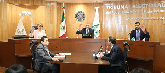 LA SALA REGIONAL TOLUCA CONFIRMA SENTENCIA DEL TRIBUNAL ELECTORAL DE MICHOACÁN, QUE DECLARÓ LA INEXISTENCIA DE LAS INFRACCIONES ATRIBUIDAS AL PRESIDENTE MUNICIPAL DE MORELIA. POR SU PARTICIPACIÓN EN UN EVENTO PARTIDISTA.