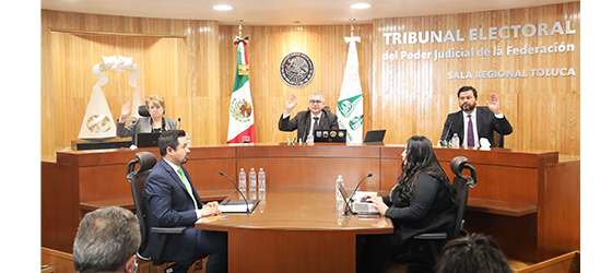 LA SALA REGIONAL TOLUCA REVOCA EL REGISTRO DE LA CANDIDATURA PROPIETARIA DE MORENA, AL SENADO DE LA REPÚBLICA POR EL PRINCIPIO DE MAYORÍA RELATIVA EN QUERÉTARO.