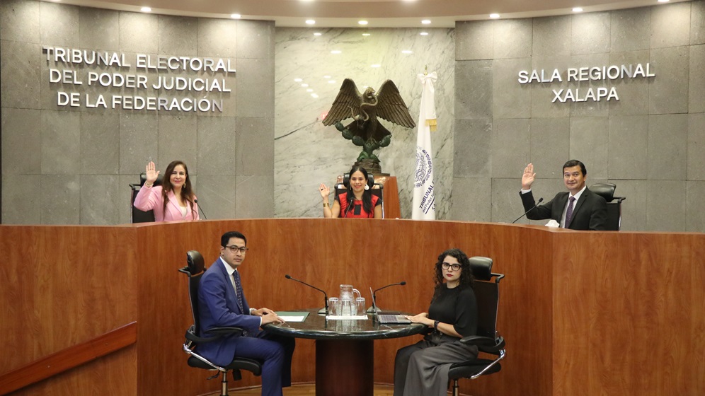 La Sala Xalapa del TEPJF resolvió medios de impugnación relacionados con autoridades auxiliares municipales y derechos político-electorales en Veracruz y Oaxaca