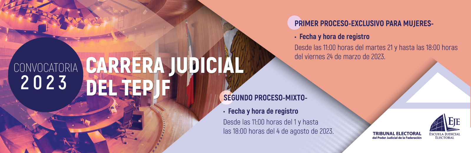 Convocatoria de Carrera Judicial