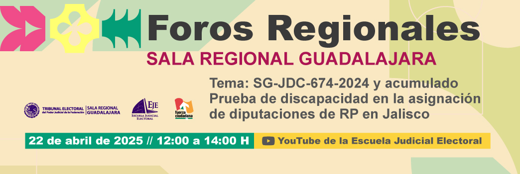 FOROS REGIONALES-Sala Regional GUADALAJARA
