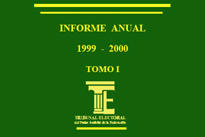 Informe de Labores 1999-2000, I