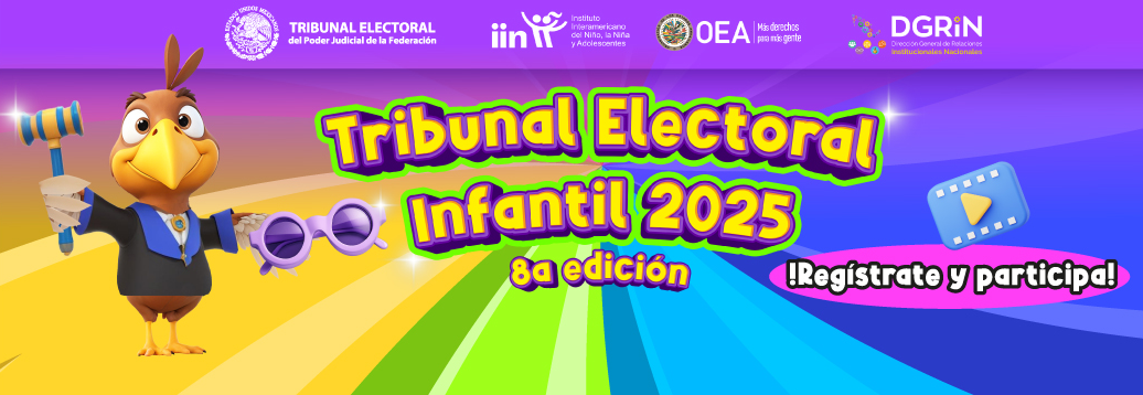 TRIBUNAL ELECTORAL INFANTIL 2025-REGÍSTRATE Y PARTICIPA