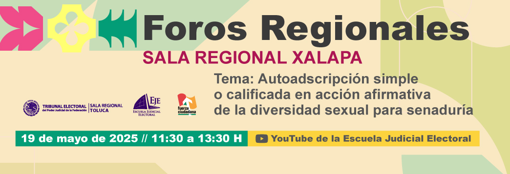 FOROS REGIONALES-Sala Regional XALAPA
