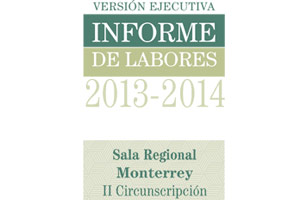 Informe de labores 2013 - 2014