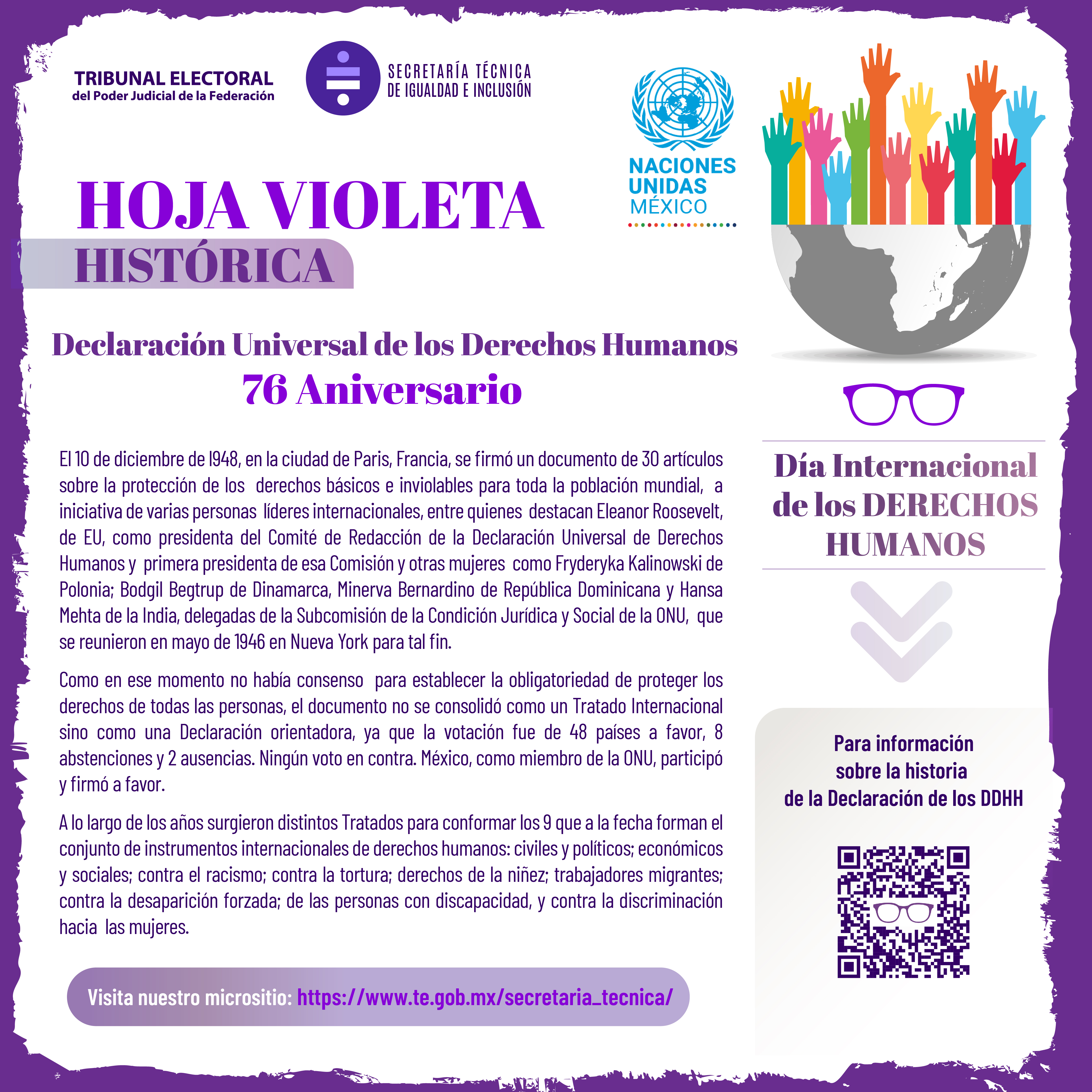 Día Internacional de los Derechos Humanos