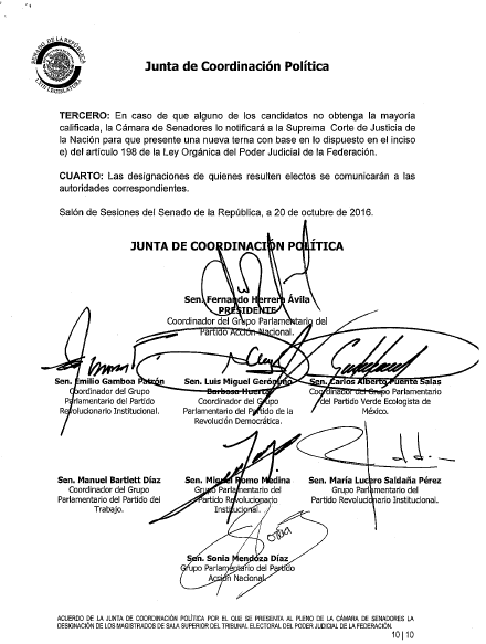 constancia_senado Mtro. Reyes Rodríguez Mondragón