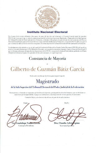 constancia_ine Mtro. Gilberto Bátiz García